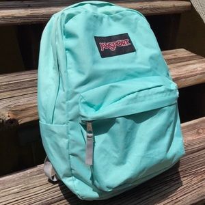 Mint green Jansport backpack 🤩